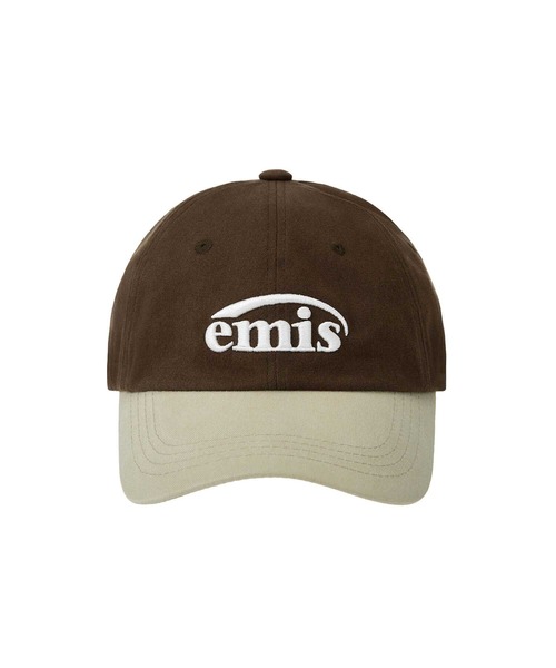 EMIS(イミス)の「NEW LOGO MIX BALL CAP(RENEWAL)(キャップ・レディース・ネイビー/ブラウン/グリーン/レッド/ブラック/ワイン/ブルー・FREE)」の1枚目の写真