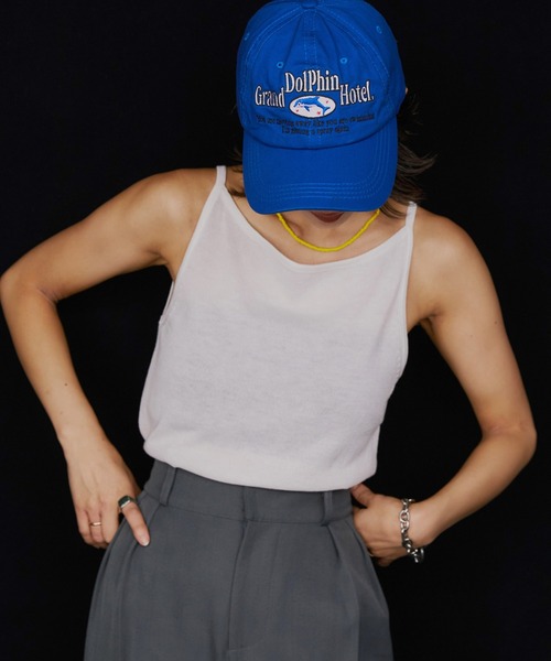 LIENCOEUR(リアンクール)の「ホールドラウンドネックキャミ(キャミソール・レディース・ライトイエロー/ピンク/レッド/ホワイト/ブラック・FREE)」の2枚目の写真