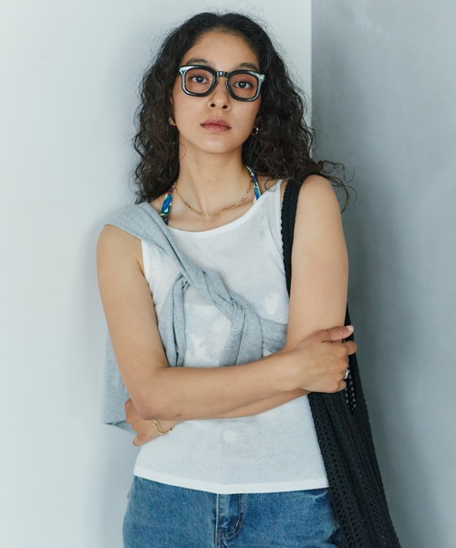 LIENCOEUR(リアンクール)の「ホールドラウンドネックキャミ(キャミソール・レディース・ライトイエロー/ピンク/レッド/ホワイト/ブラック・FREE)」の14枚目の写真