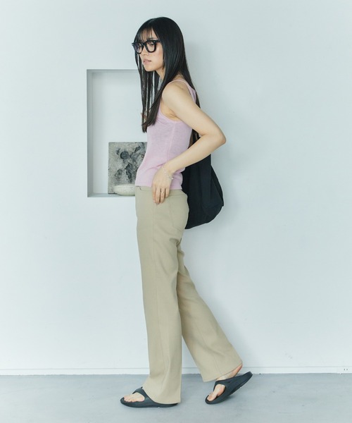 LIENCOEUR(リアンクール)の「ホールドラウンドネックキャミ(キャミソール・レディース・ライトイエロー/ピンク/レッド/ホワイト/ブラック・FREE)」の8枚目の写真