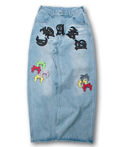 セール】【GALFY/ガルフィー】チャカパッチデニム2（デニム