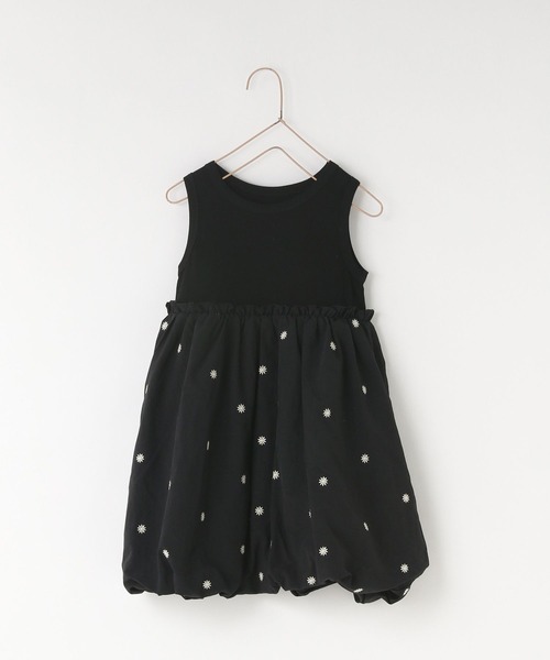 LOWRYS FARM（ローリーズファーム）の「ドッキングノースリーブワンピース　451919（ワンピース・キッズ・アイボリー/ブラック/ブラック系その他・150cm/140cm/130cm/110cm/120cm）」の3枚目の写真