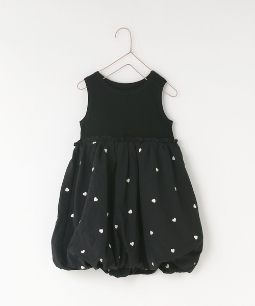 LOWRYS FARM（ローリーズファーム）の「ドッキングノースリーブワンピース　451919（ワンピース・キッズ・アイボリー/ブラック/ブラック系その他・150cm/140cm/130cm/110cm/120cm）」の14枚目の写真