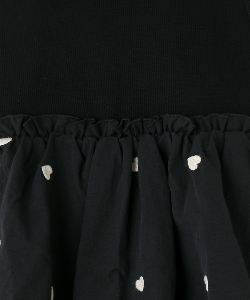 LOWRYS FARM（ローリーズファーム）の「ドッキングノースリーブワンピース　451919（ワンピース・キッズ・アイボリー/ブラック/ブラック系その他・150cm/140cm/130cm/110cm/120cm）」の19枚目の写真