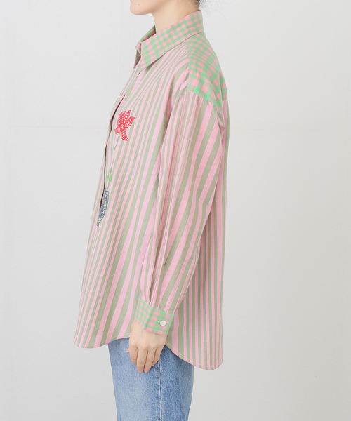 #ꓸENDRECHERIꓸ×ZOZO シャツ セール】Rujuta Sheth ANDY SHIRT SS25-RS-8018：シャツ（シャツ