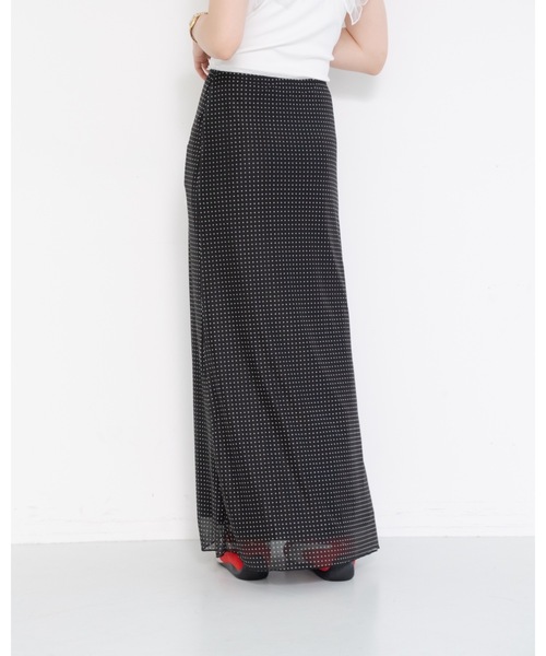 JUMELLE（ジュメロ）の「ストレッチドットスカート（スカート・レディース・ブラック・FREE）」の9枚目の写真