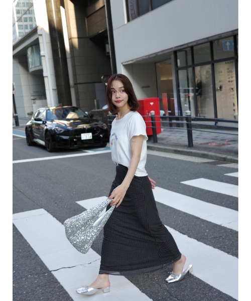 JUMELLE（ジュメロ）の「ストレッチドットスカート（スカート・レディース・ブラック・FREE）」の17枚目の写真