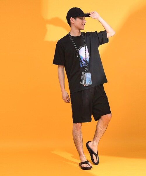 THE SHOP TK （ザ ショップ ティーケー ）の「mizugiwa水陸両用ショートパンツ 【接触冷感/UVカット/吸水速乾/洗濯機OK】（その他パンツ・メンズ・ブラック/ダークオリーブ・02/03）」の9枚目の写真