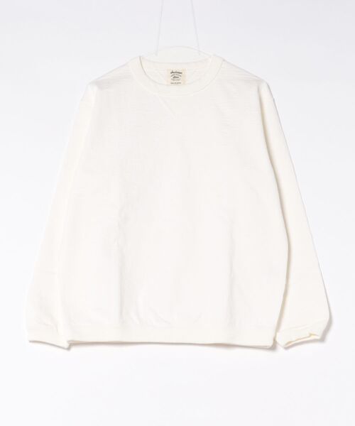 Jackman（ジャックマン）の「Dotsume Rib LS T-shirt（Tシャツ/カットソー・メンズ・ブラック/ホワイト×ブラック/オフホワイト・LARGE/SMALL/MEDIUM）」の2枚目の写真