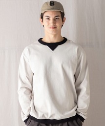 Jackman（ジャックマン）の「Dotsume Rib LS T-shirt（Tシャツ/カットソー）」