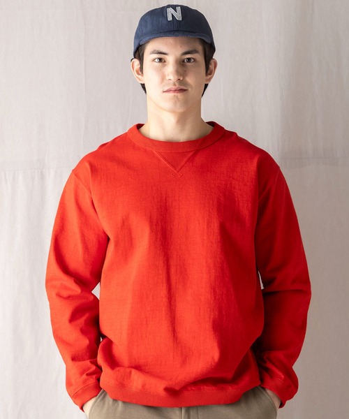 Jackman(ジャックマン)の「Dotsume Rib LS T-shirt(Tシャツ/カットソー・メンズ・ブラック/ホワイト×ブラック/オフホワイト/レッド・LARGE/SMALL/MEDIUM)」の4枚目の写真