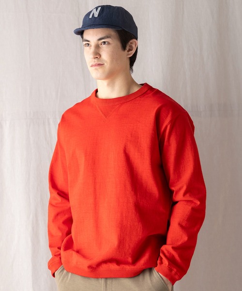 Jackman(ジャックマン)の「Dotsume Rib LS T-shirt(Tシャツ/カットソー・メンズ・ブラック/ホワイト×ブラック/オフホワイト/レッド・LARGE/SMALL/MEDIUM)」の9枚目の写真