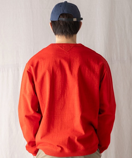 Jackman(ジャックマン)の「Dotsume Rib LS T-shirt(Tシャツ/カットソー・メンズ・ブラック/ホワイト×ブラック/オフホワイト/レッド・LARGE/SMALL/MEDIUM)」の10枚目の写真