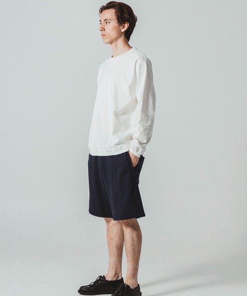 Jackman(ジャックマン)の「Dotsume Rib LS T-shirt(Tシャツ/カットソー・メンズ・ブラック/ホワイト×ブラック/オフホワイト/レッド・LARGE/SMALL/MEDIUM)」の13枚目の写真