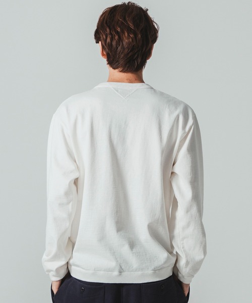 Jackman(ジャックマン)の「Dotsume Rib LS T-shirt(Tシャツ/カットソー・メンズ・ブラック/ホワイト×ブラック/オフホワイト/レッド・LARGE/SMALL/MEDIUM)」の16枚目の写真