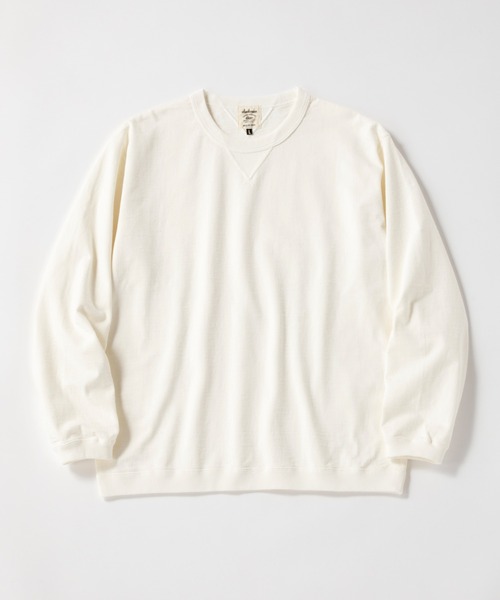Jackman(ジャックマン)の「Dotsume Rib LS T-shirt(Tシャツ/カットソー・メンズ・ブラック/ホワイト×ブラック/オフホワイト/レッド・LARGE/SMALL/MEDIUM)」の11枚目の写真