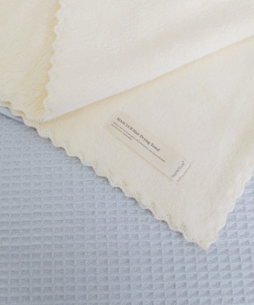 Miniministore（ミニミニストア）の「ヘアドライタオル 超高吸水速乾ヘアタオル（タオル・レディース・ピンク/オフホワイト/グレイッシュベージュ・FREE）」の12枚目の写真