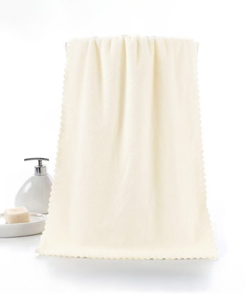 Miniministore（ミニミニストア）の「ヘアドライタオル 超高吸水速乾ヘアタオル（タオル・レディース・ピンク/オフホワイト/グレイッシュベージュ・FREE）」の10枚目の写真