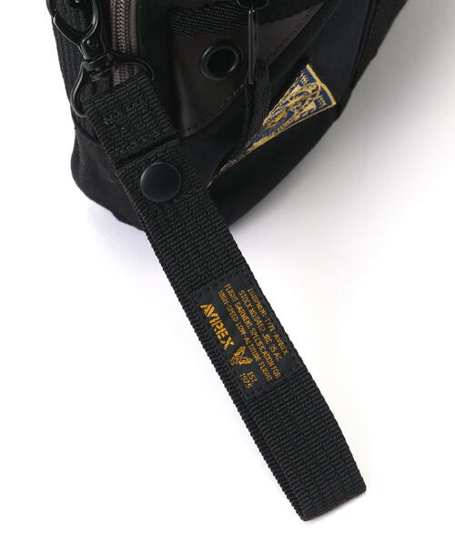 AVIREX(アヴィレックス)の「2WAY SHOULDER BAG 'TOP GUN' / 2ウェイ ショルダーバッグ トップガン(トートバッグ・レディース・ブラック/オリーブ系・F)」の9枚目の写真