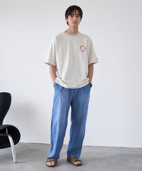 SMITH'S(スミス)の「SMITH’S(スミス)別注NYプリントリンガーTシャツ(Tシャツ/カットソー・メンズ・コバルトブルー/ライトグレー・M/S/XL/L)」の10枚目の写真