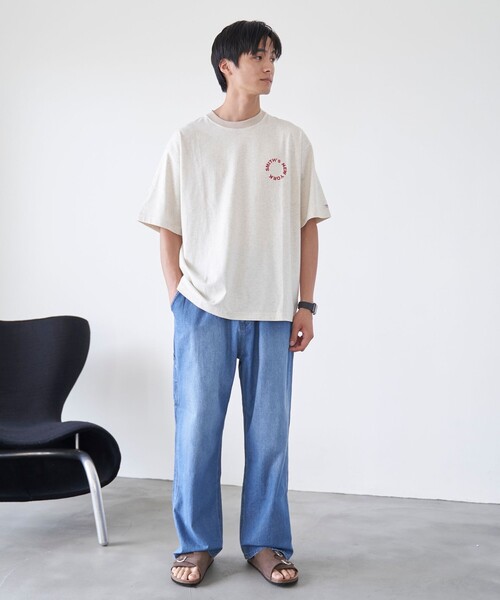 SMITH'S(スミス)の「SMITH’S(スミス)別注NYプリントリンガーTシャツ(Tシャツ/カットソー・メンズ・コバルトブルー/ライトグレー・M/S/XL/L)」の12枚目の写真