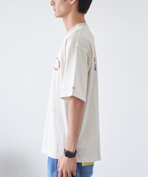 SMITH'S(スミス)の「SMITH’S(スミス)別注NYプリントリンガーTシャツ(Tシャツ/カットソー・メンズ・コバルトブルー/ライトグレー・M/S/XL/L)」の18枚目の写真