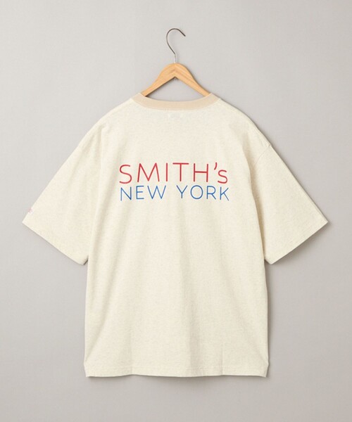 SMITH'S(スミス)の「SMITH’S(スミス)別注NYプリントリンガーTシャツ(Tシャツ/カットソー・メンズ・コバルトブルー/ライトグレー・M/S/XL/L)」の21枚目の写真
