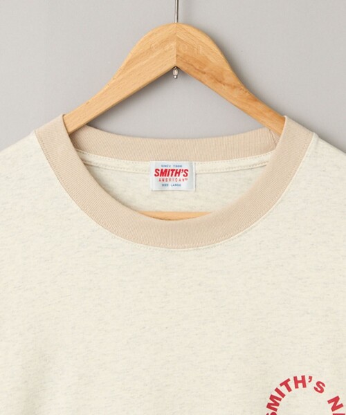 SMITH'S(スミス)の「SMITH’S(スミス)別注NYプリントリンガーTシャツ(Tシャツ/カットソー・メンズ・コバルトブルー/ライトグレー・M/S/XL/L)」の22枚目の写真