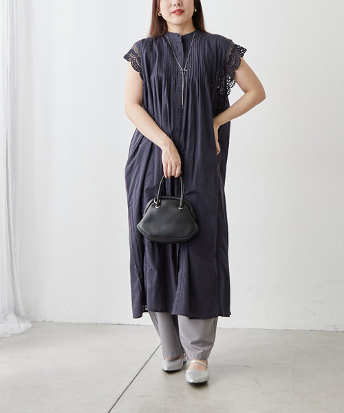 NAO（ナオ）の「【NAO】コットンレースワンピース（ワンピース・レディース・ネイビー/ブラウン/ブラック/オフホワイト・FREE）」の11枚目の写真