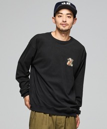 KRIFF MAYER | 【ストレッチ】もちのび刺繍ロンT(Tシャツ/カットソー)