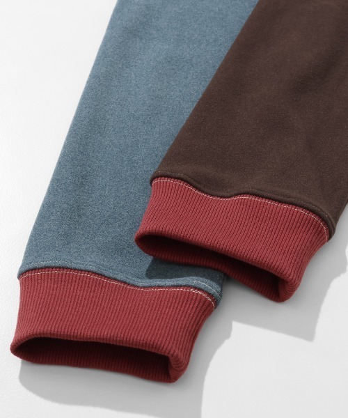 KRIFF MAYER（クリフメイヤー）の「【ストレッチ】もちのび刺繍ロンT（Tシャツ/カットソー・メンズ・ダークブルー/ダークブラウン/カラフル/レッド/グレー/ナチュラル/ブラック・X-LARGE/LARGE/MEDIUM）」の17枚目の写真