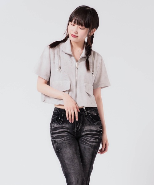 トップス Ashop SLY | STRETCH CUT OFF SHOULDER トップス (その他トップス