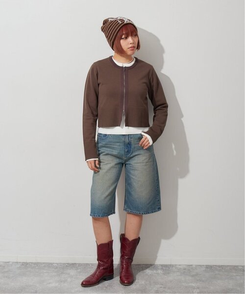 Oriens JOURNAL STANDARD(オリエンス ジャーナルスタンダード)の「《追加2》ルーズデニムハーフパンツ(その他パンツ・レディース・グリーン/ブルー/ネイビー・36/38)」の21枚目の写真