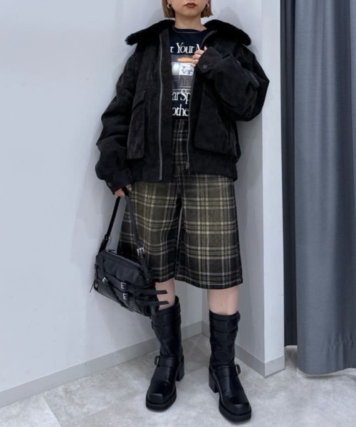 SLY BLEACH CHECK M／パンツ SLY | BLEACH CHECK M／パンツ (ショートパンツ ) |SHEL'TTER