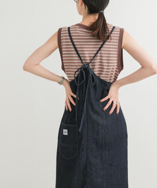 Lee（リー）の「『別注』Lee×DOORS　キャミワンピース（ワンピース・レディース・ライトブルー/ブラウン/ワンウォッシュ・ONE）」の7枚目の写真