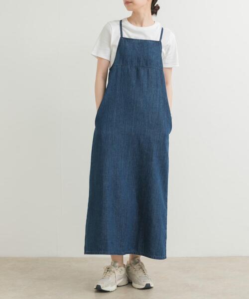 Lee（リー）の「『別注』Lee×DOORS　キャミワンピース（ワンピース・レディース・ライトブルー/ブラウン/ワンウォッシュ・ONE）」の13枚目の写真