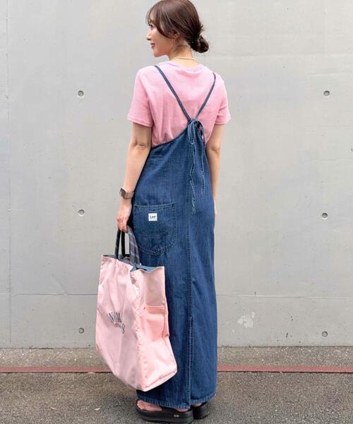 Lee（リー）の「『別注』Lee×DOORS　キャミワンピース（ワンピース・レディース・ライトブルー/ブラウン/ワンウォッシュ・ONE）」の17枚目の写真