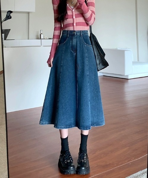 REBALANCE(リバランス)の「Aラインデニムスカート(スカート・レディース・A・MEDIUM/LARGE/X-LARGE)」の12枚目の写真