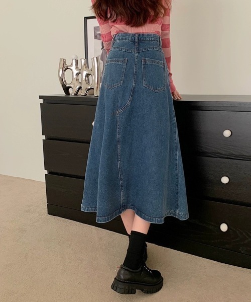 REBALANCE(リバランス)の「Aラインデニムスカート(スカート・レディース・A・MEDIUM/LARGE/X-LARGE)」の14枚目の写真