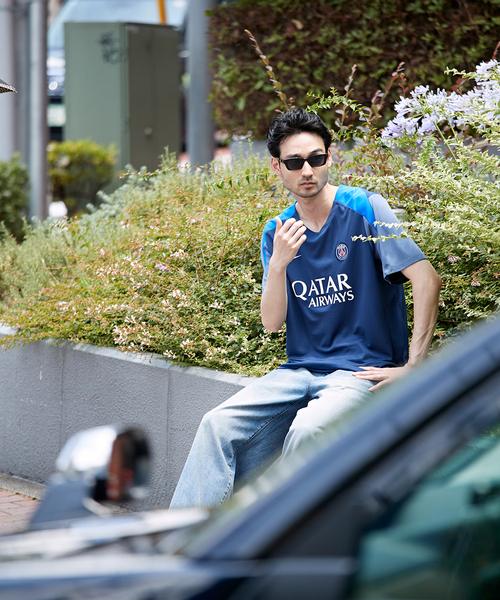 PARIS SAINT-GERMAIN(パリサンジェルマン)の「【NIKE / ナイキ】 PSG M NK DF STRK SS TOP K HJ7758(Tシャツ/カットソー・メンズ・ネイビー・SMALL/MEDIUM/LARGE/X-LARGE/XX-LARGE)」の5枚目の写真