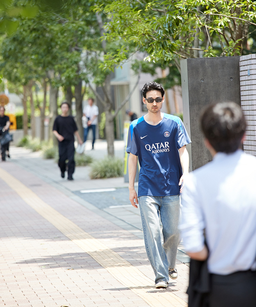 PARIS SAINT-GERMAIN(パリサンジェルマン)の「【NIKE / ナイキ】 PSG M NK DF STRK SS TOP K HJ7758(Tシャツ/カットソー・メンズ・ネイビー・SMALL/MEDIUM/LARGE/X-LARGE/XX-LARGE)」の6枚目の写真