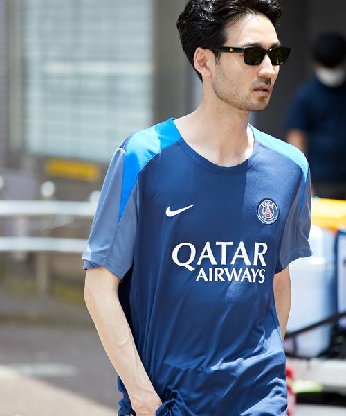 PARIS SAINT-GERMAIN(パリサンジェルマン)の「【NIKE / ナイキ】 PSG M NK DF STRK SS TOP K HJ7758(Tシャツ/カットソー・メンズ・ネイビー・SMALL/MEDIUM/LARGE/X-LARGE/XX-LARGE)」の7枚目の写真