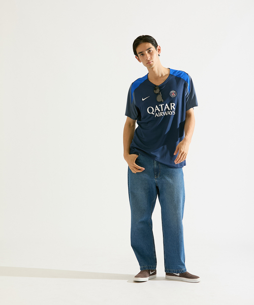 パリ・サンジェルマン PSG NIKE トレーニングシャツ ネイビー Mサイズ パリ・サンジェルマン PSG NIKE トレーニングシャツ ネイビー L