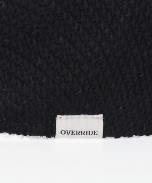 OVERRIDE（オーバーライド）の「OVERRIDE  WASHABLE WOOL KNIT HUNTING / オーバーライド（ハンチング/ベレー帽・メンズ・ブラック/ダークグレー/グリーン/ブルー/ワイン・58cm/60cm/62cm）」の15枚目の写真