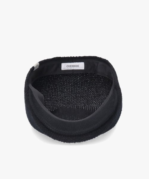 OVERRIDE（オーバーライド）の「OVERRIDE  WASHABLE WOOL KNIT HUNTING / オーバーライド（ハンチング/ベレー帽・メンズ・ブラック/ダークグレー/グリーン/ブルー/ワイン・58cm/60cm/62cm）」の16枚目の写真