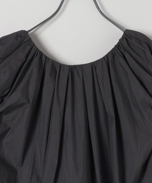 JEANASIS(ジーナシス)の「2WAYギャザーバルーンNS/577306(シャツ/ブラウス・レディース・ブラック/ホワイト/グレー・FREE)」の6枚目の写真