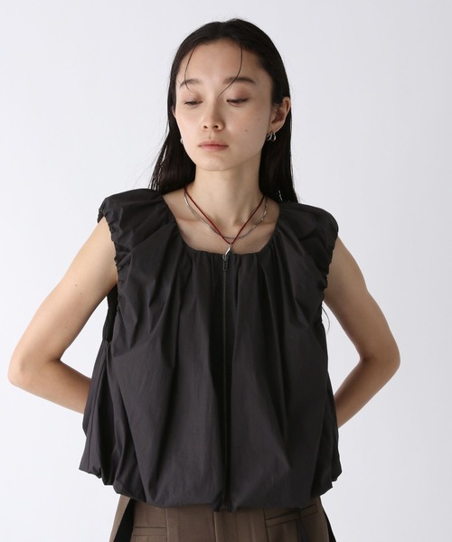 JEANASIS(ジーナシス)の「2WAYギャザーバルーンNS/577306(シャツ/ブラウス・レディース・ブラック/ホワイト/グレー・FREE)」の21枚目の写真