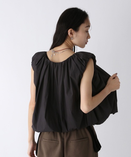 JEANASIS(ジーナシス)の「2WAYギャザーバルーンNS/577306(シャツ/ブラウス・レディース・ブラック/ホワイト/グレー・FREE)」の20枚目の写真
