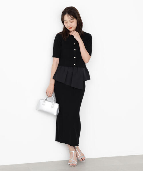 セール】レイヤード風ニットセットアップ / 1215240806（ワンピース