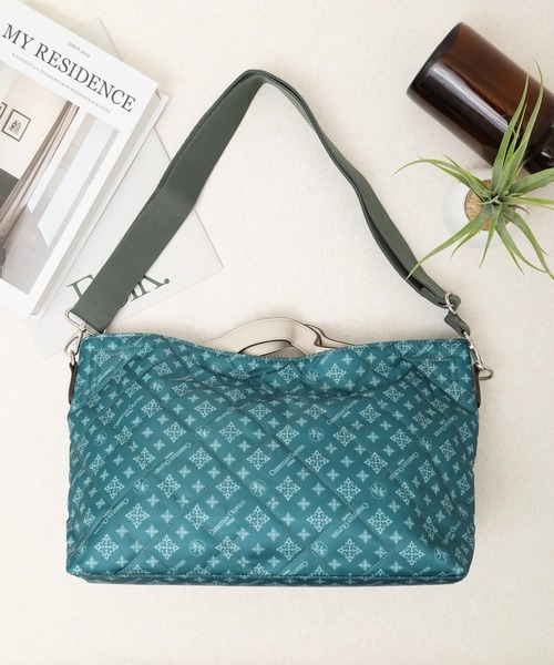 christian olivier（クリスチャンオリビエ）の「CHRISTIAN OLIVIER ダイヤモンドキルティング ２WAYショルダーバッグ（ショルダーバッグ・レディース・アイボリー/ブルーグリーン/ブラック×ブラック/チャコール/カーキ系・M）」の5枚目の写真